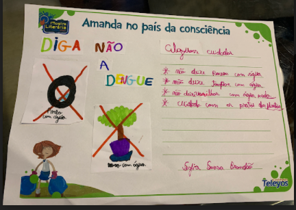 SOFIA SOUSA BRANDÃO - Diga não a dengue! 
